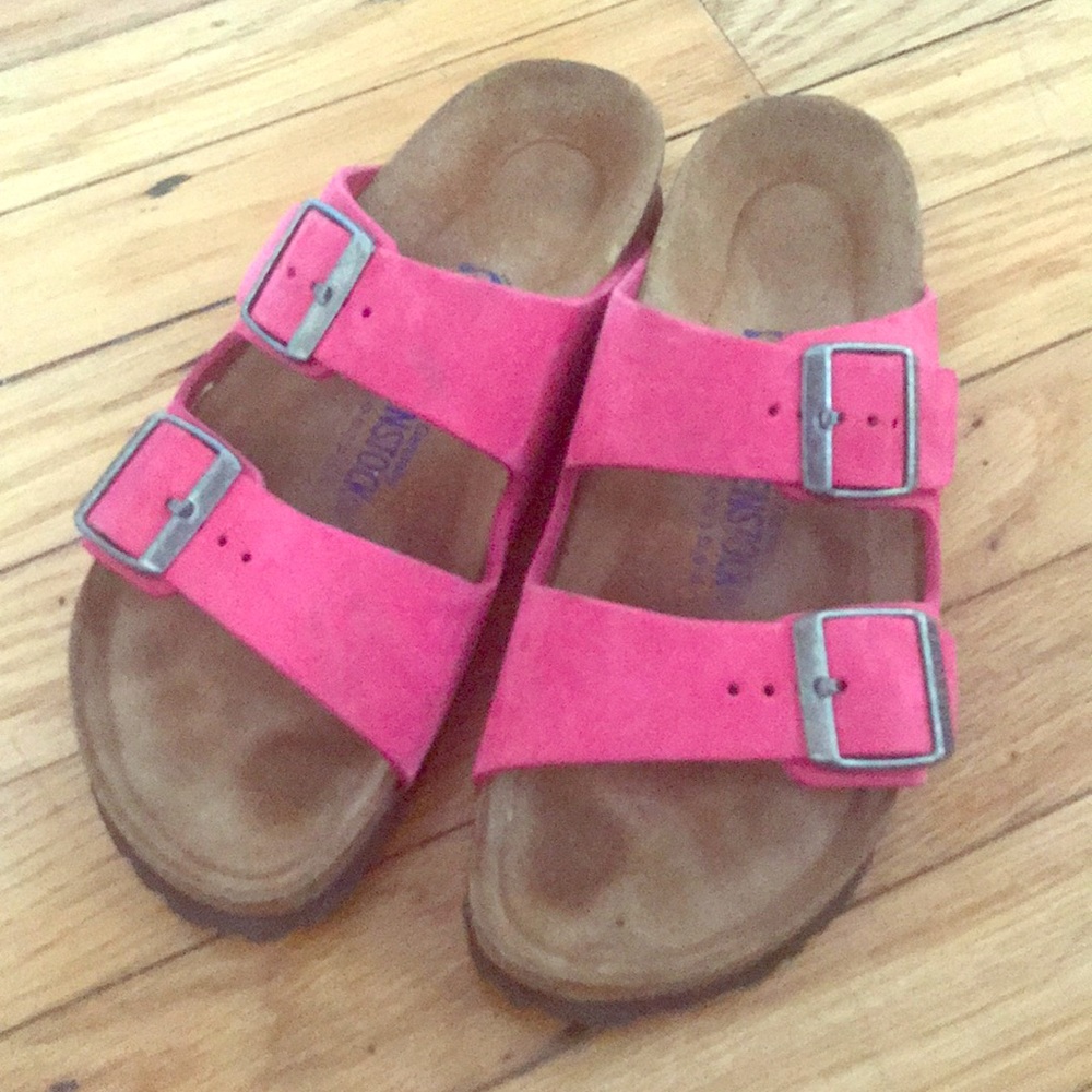 Excellent condition hot pink birkenstocks